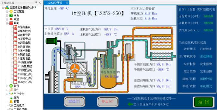 海為空壓機系統(tǒng)遠程監(jiān)控解決方案